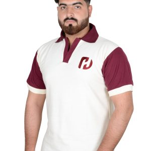POLO Shirts (Lime Yellow Body) (Maroon sleeves)
