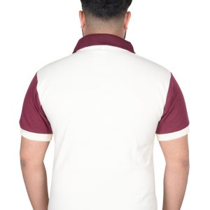 POLO Shirts (Lime Yellow Body) (Maroon sleeves)