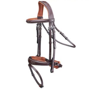 Racing Horse Bridle with Soft Satin Nylon Halter