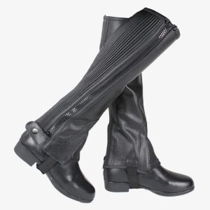 Men’s leather half chaps