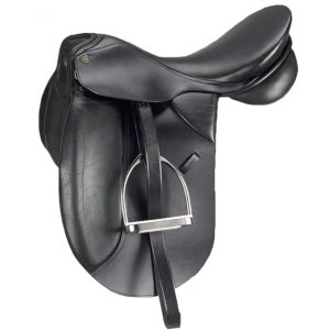 Professional Black English Dressage Saddle