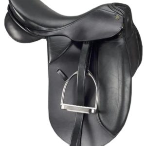 Professional Black English Dressage Saddle