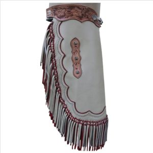 Handcrafted Western leather chap