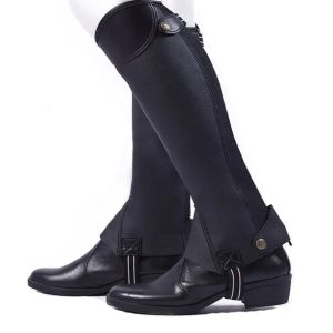 Lightweight and durable synthetic half chaps