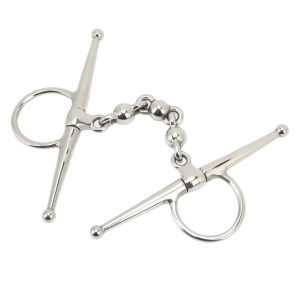 Premium stainless steel full cheek snaffle bit