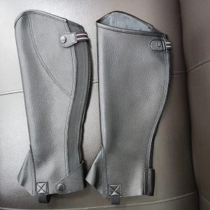 Unisex equestrian half chaps for adults and kids