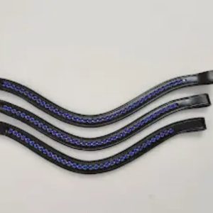 Premium genuine leather horse browbands