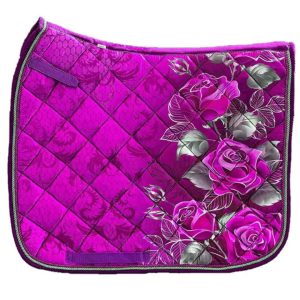 Adjustable Satin Jumping Saddle Pad