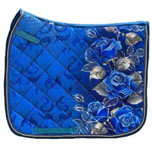 Adjustable Satin Jumping Saddle Pad