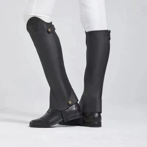 Unisex equestrian half chaps for kids and adults
