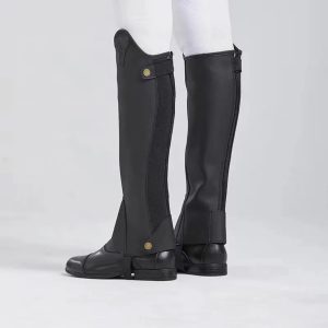 Unisex equestrian half chaps for kids and adults