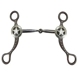 High-quality equestrian snaffle bit