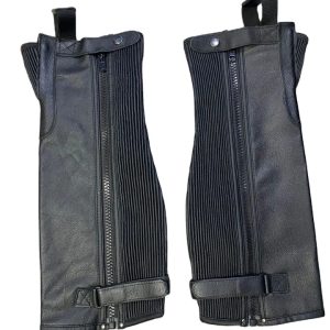 Ride in comfort and confidence with our genuine leather riding chaps