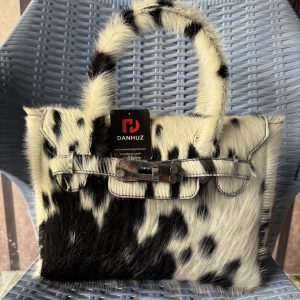 Genuine Cowhide Leather Tote Bag
